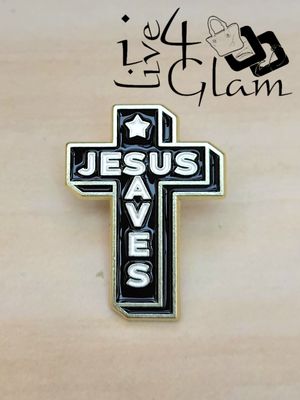Enamel Pin Jesus Saves