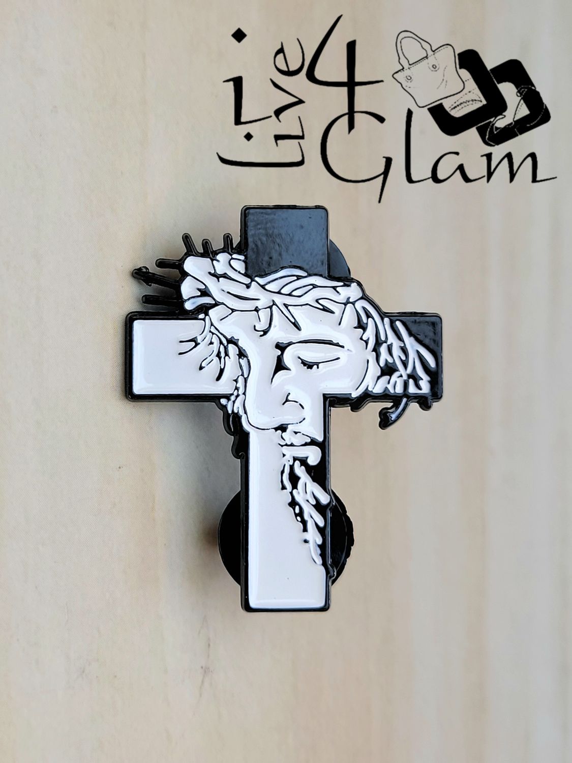 Enamel Pin Jesus Cross