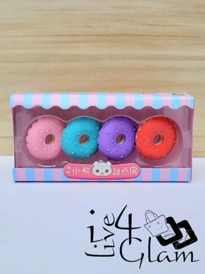 Donut Eraser Set