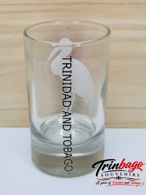Trinidad and Tobago Scarlet Ibis Shot Glass