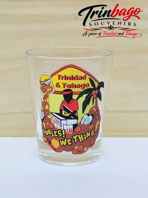 Trinidad and Tobago Shot Glass Doubles