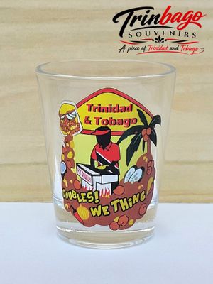 Trinidad and Tobago Shot Glass Doubles