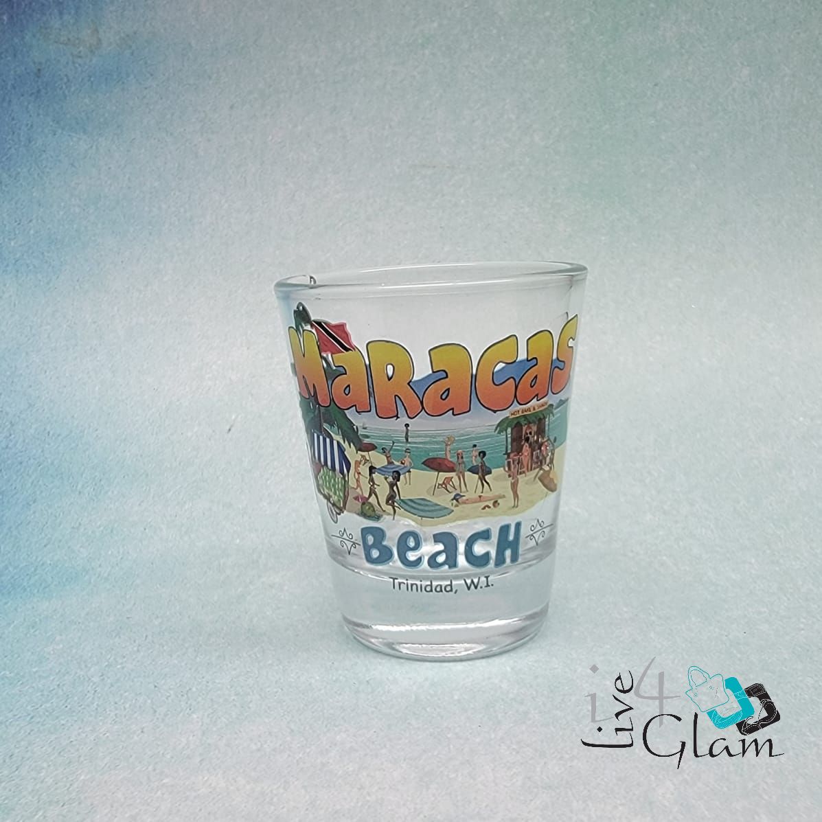 Trinidad and Tobago Shot Glass Maracas Beach