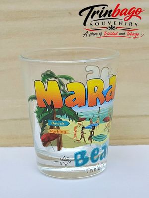 Trinidad and Tobago Shot Glass Maracas Beach
