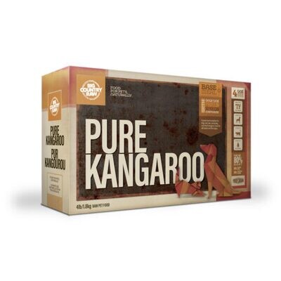 Big Country Raw Pure, Kangaroo Carton, 4lb