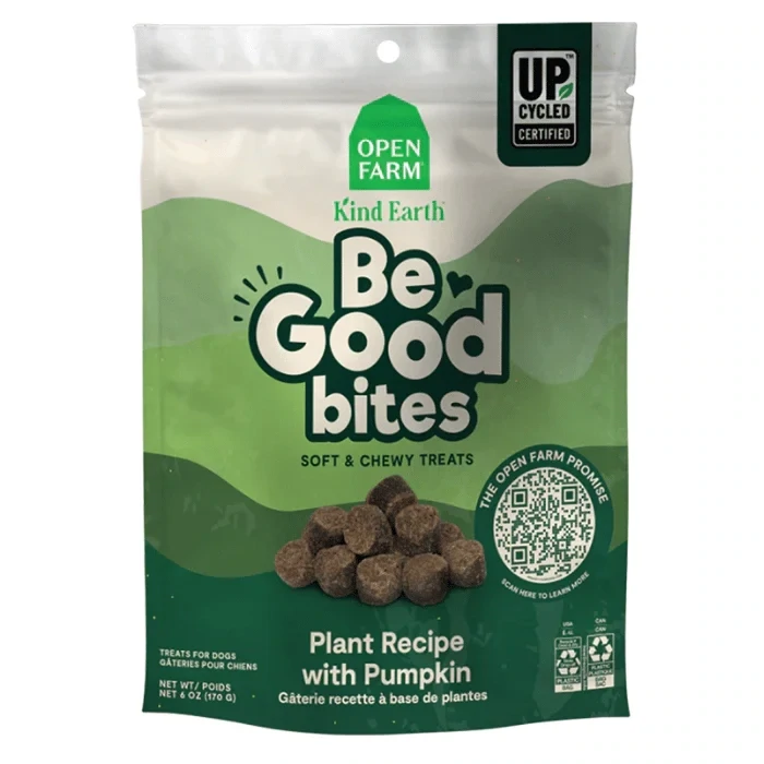 *TBD* Open Farm Be Good Bites Dog Treats, Plant with Pumpkin, 170g