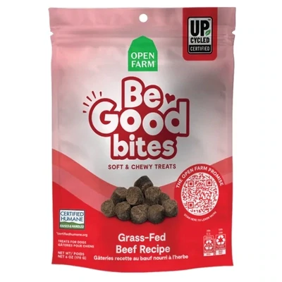 *TBD* Open Farm Be Good Bites Dog Treats, Grass-Fed Beef, 170g
