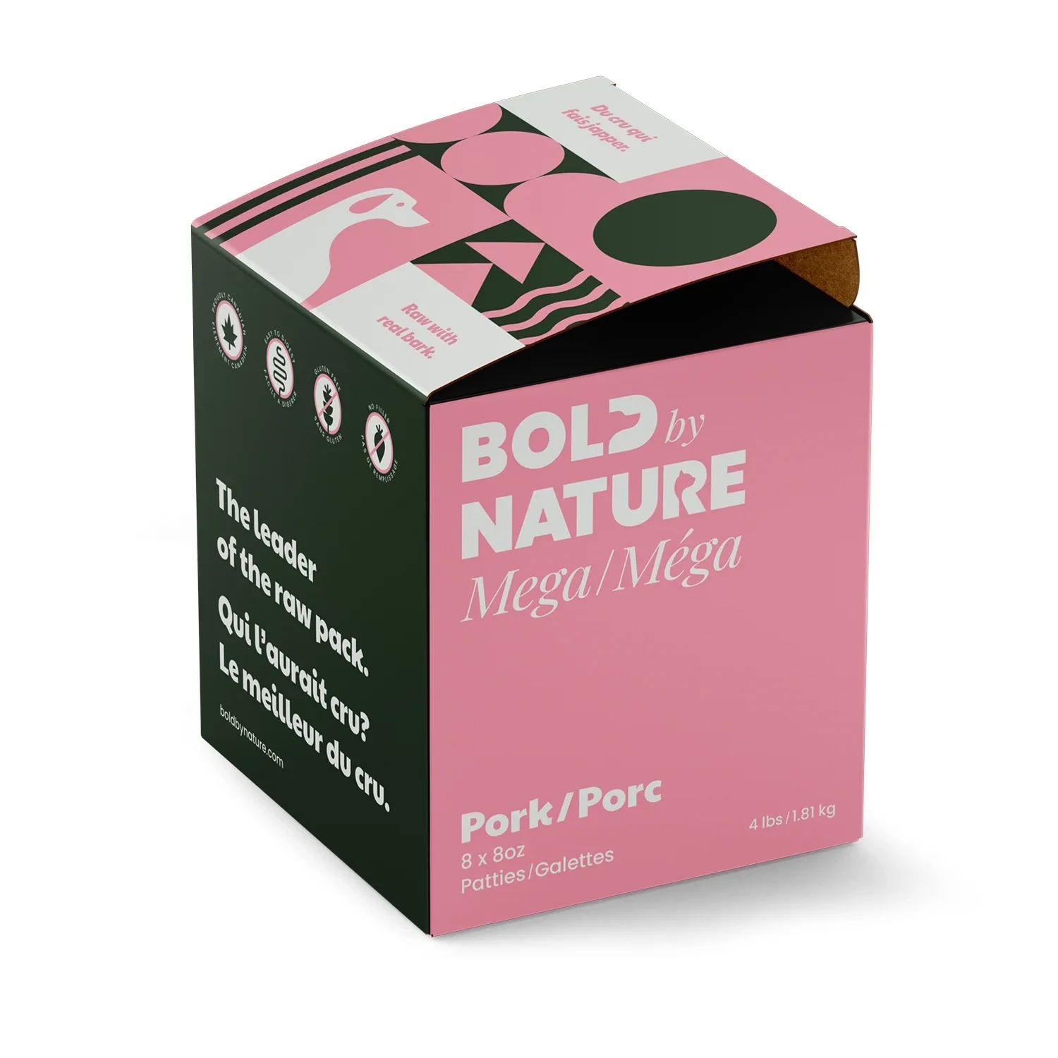 Bold By Nature Mega, Pork, 4lb