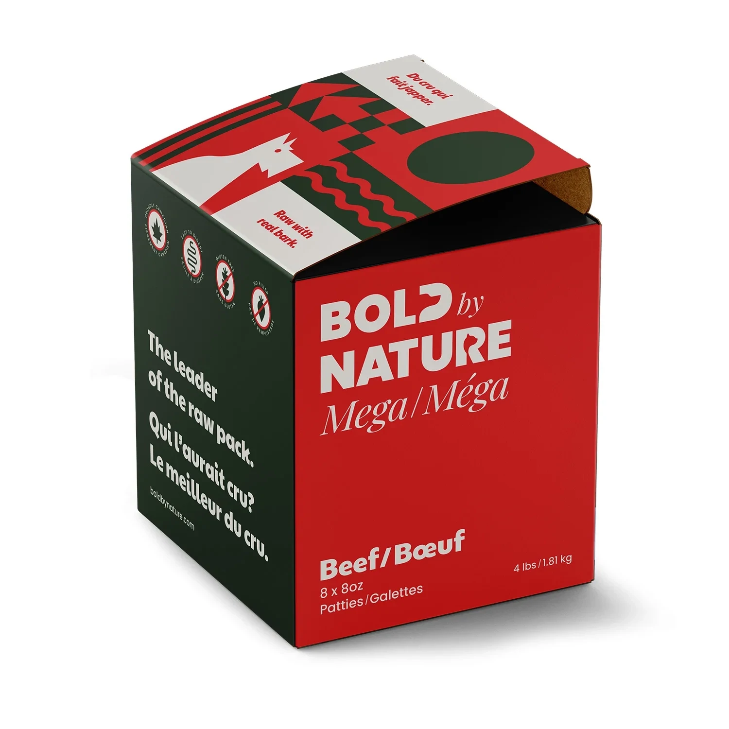 Bold by Nature Mega, Beef, 24lb