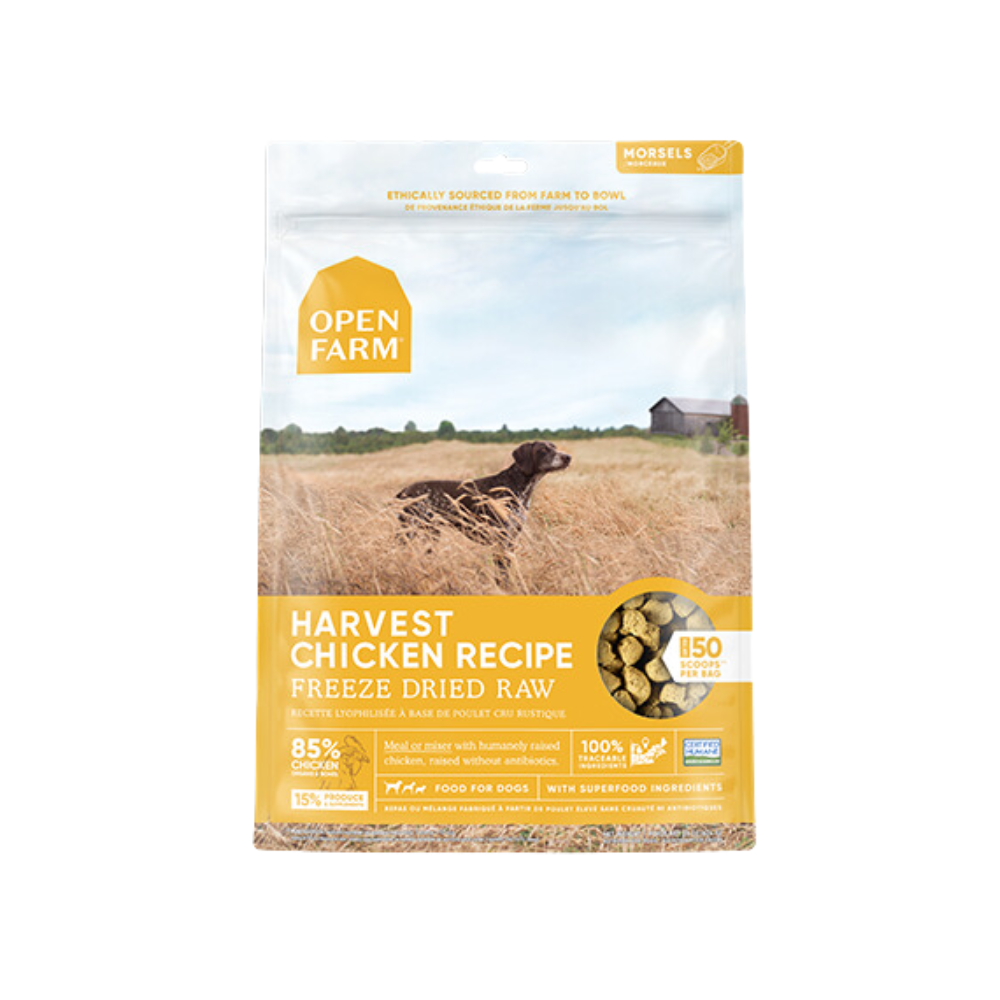 Open Farm Freeze Dried Raw, Harvest Chicken Recipe, 22oz