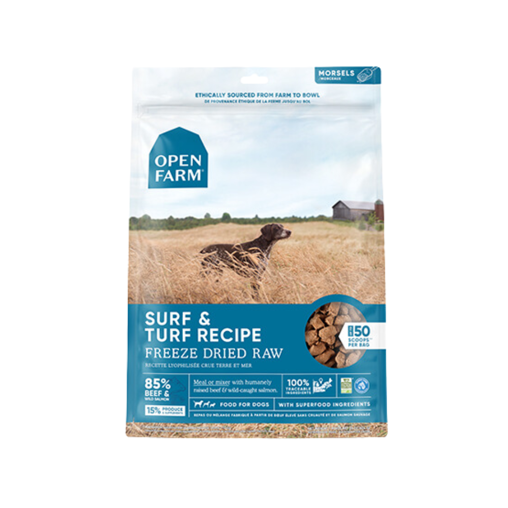 Open Farm Freeze Dried Raw, Surf &amp; Turf Recipe, 22oz