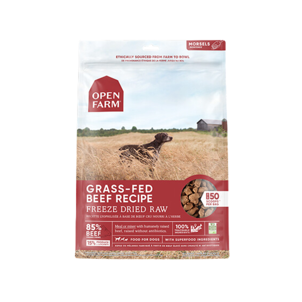 Open Farm Freeze Dried Raw, Grass-Fed Beef Recipe, 22oz