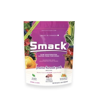 Smack Dog Food, Prairie Harvest Pork, 250g