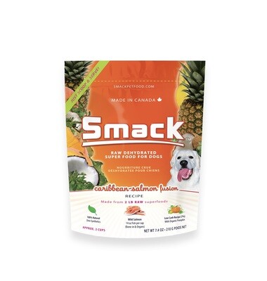 Smack Dog Food, Caribbean-Salmon Fusion, 210g