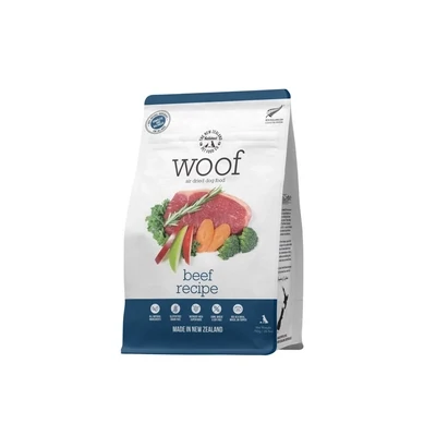 Woof Air Dried Dog Food, Beef, 750g