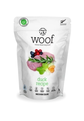 Woof Freeze Dried Dog Food, Duck, 280g