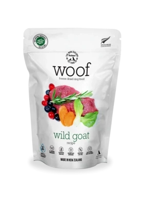 Woof Freeze Dried Dog Food, Wild Goat, 280g