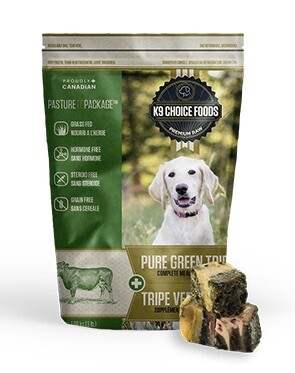 K9 Choice Foods, Pure Green Tripe, 3lb