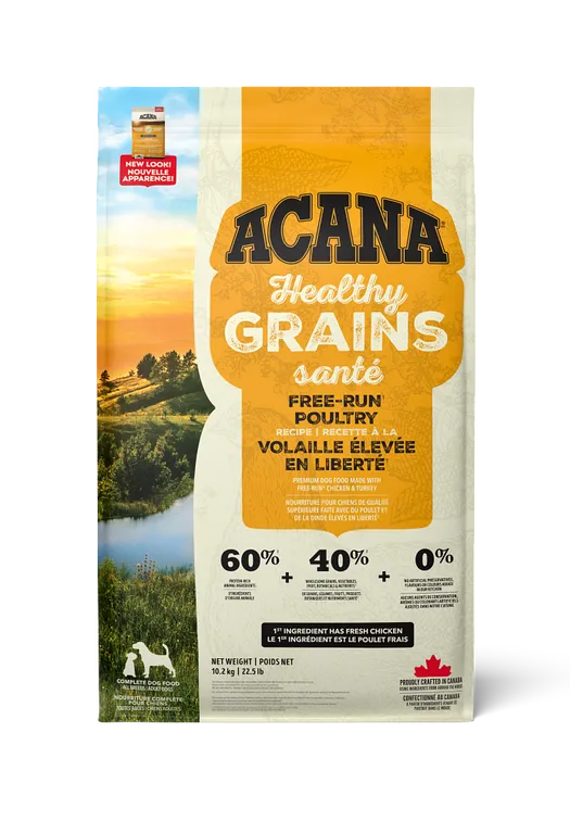 Acana Healthy Grains, Free-Run Poultry, 10.2kg