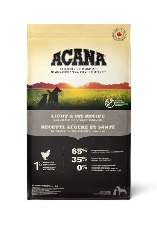 Acana Light &amp; Fit Recipe, 6kg