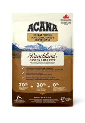 Acana Highest Protein, Ranchlands, 11.4kg