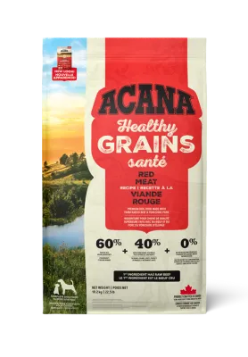 Acana Healthy Grains, Red Meat Recipe, 10.2kg