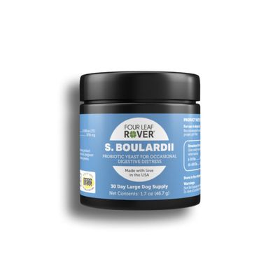 Four Leaf Rover Saccharomyces Boulardii Yeast Based Probiotics, 46.7g
