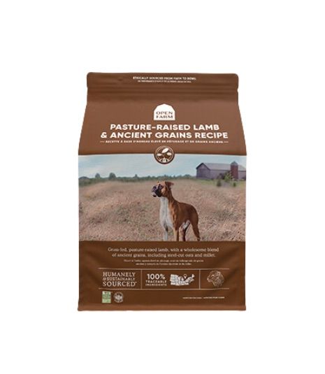 Open Farm Chien, Céréales Anciennes, Agneau élevé en Pâturage, 4.98kg \ 11lb