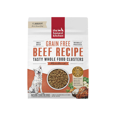 The Honest Kitchen Grain-Free Clusters Dog Dry, Beef, 9.07kg \ 20lb