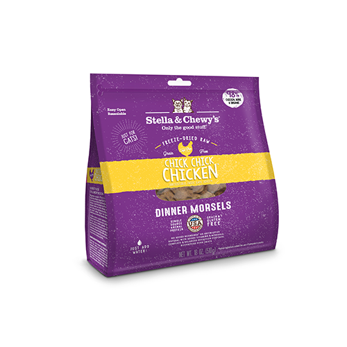 Stella &amp; Chewy&#39;s Freeze-Dried Cat Dinner Morsels, Chick Chick Chicken, 510g