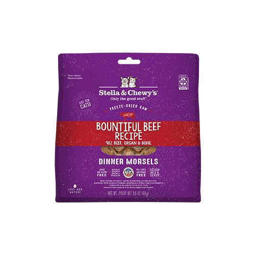 Stella &amp; Chewy&#39;s Freeze-Dried Cat Dinner Morsels, Bountiful Beef, 510g