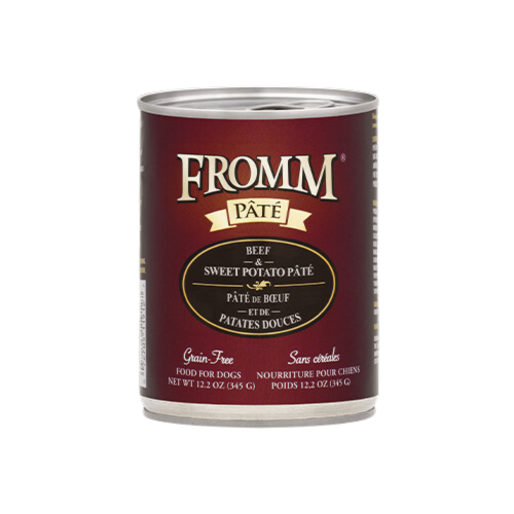 Fromm Dog Can, Beef &amp; Sweet Potato Pate, 345g