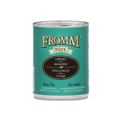 Fromm Dog Can, Chicken, Duck Pate, 345g