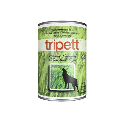 PetKind Tripett Dog Canned Food, Original Formula Green Beef Tripe, 396g