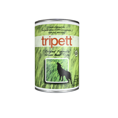 PetKind Tripett Dog Canned Food, Original Formula Green Beef Tripe, 396g