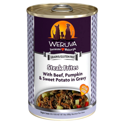 Weruva Classic Dog, Steak Frites Dinner, 400g