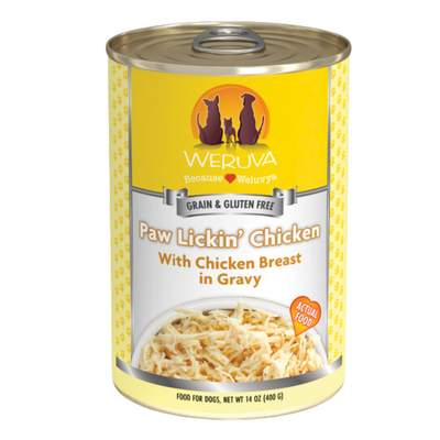 Weruva Classic Dog, Paw Lickin&#39; Chicken, 400g