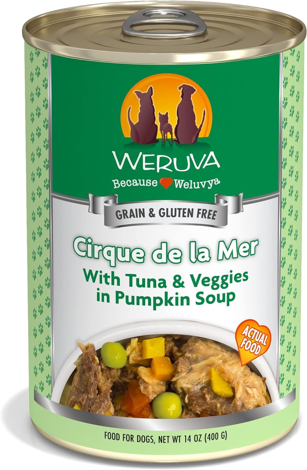 Weruva Classic Dog, Cirque De La Mer, 400g