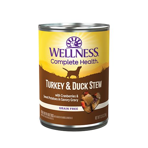 Wellness Dog Homestyle Stew, Turkey &amp; Duck with Potatoes &amp; Cranberries, 354g
