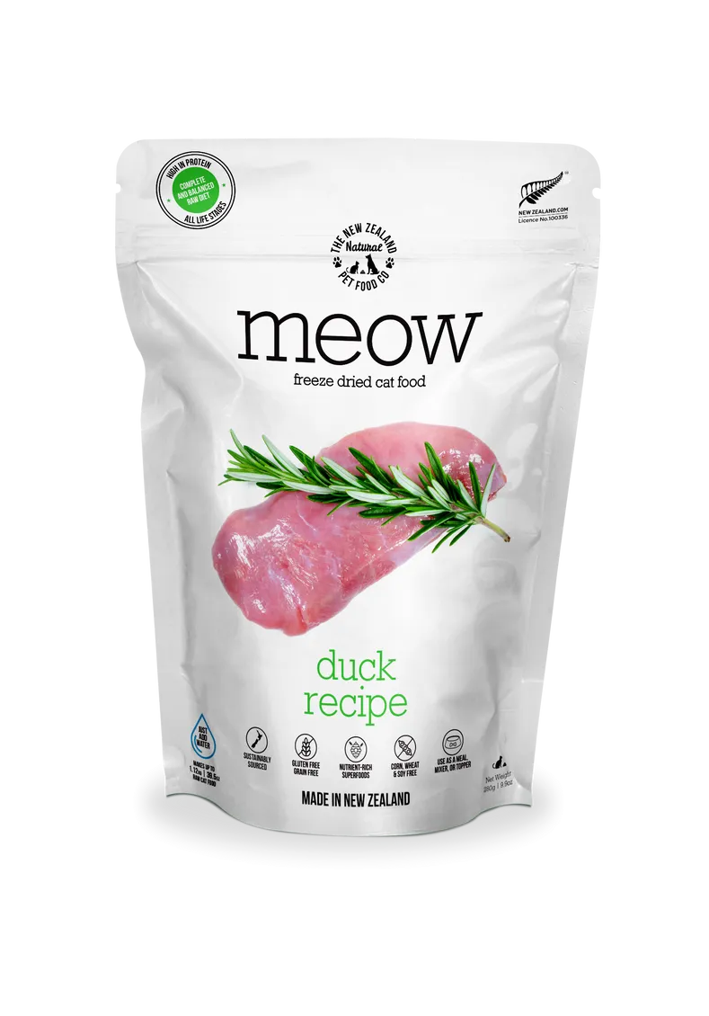 Meow Freeze Dried, Duck, 280g