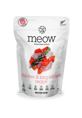 Meow Freeze Dried, Chicken &amp; Salmon, 280g