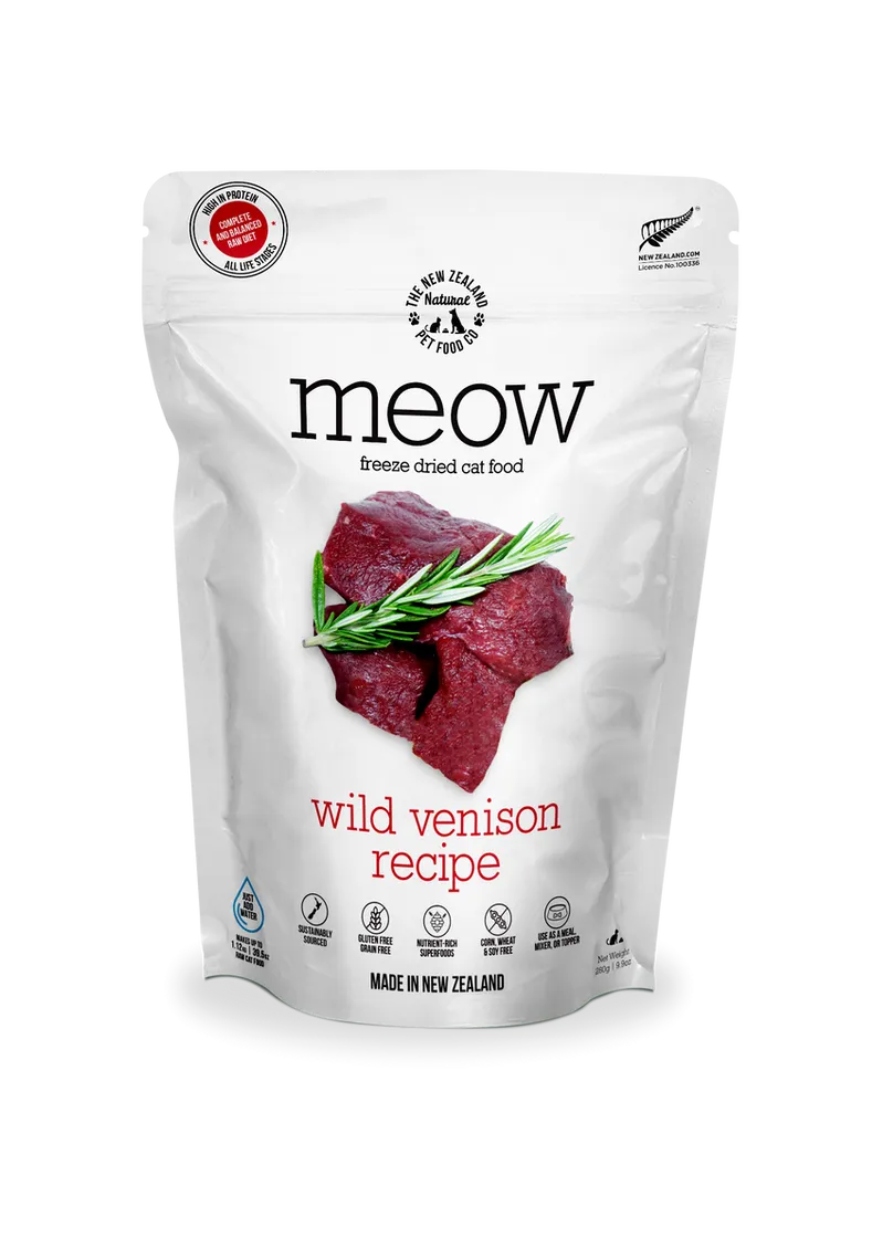 Meow Freeze Dried, Venison, 280g