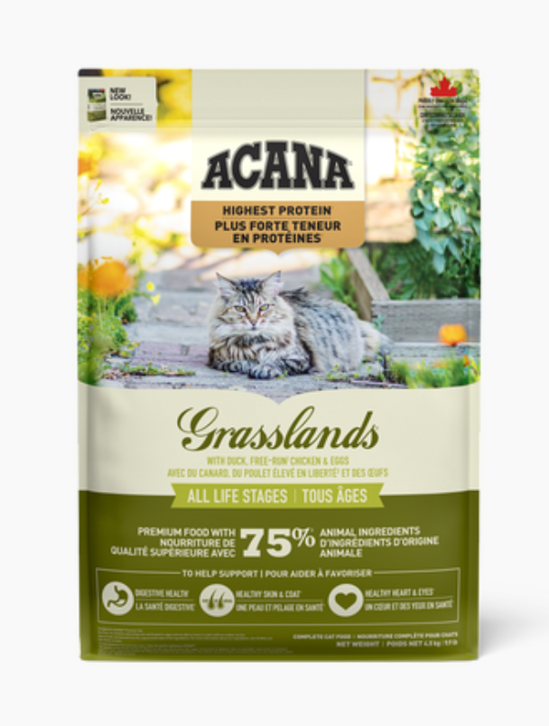 Acana Cat Highest Protein, Grasslands, 4.5kg