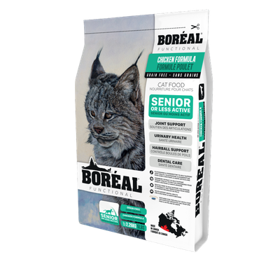 Boreal Cat Kibble, Functional Senior, 5.44kg