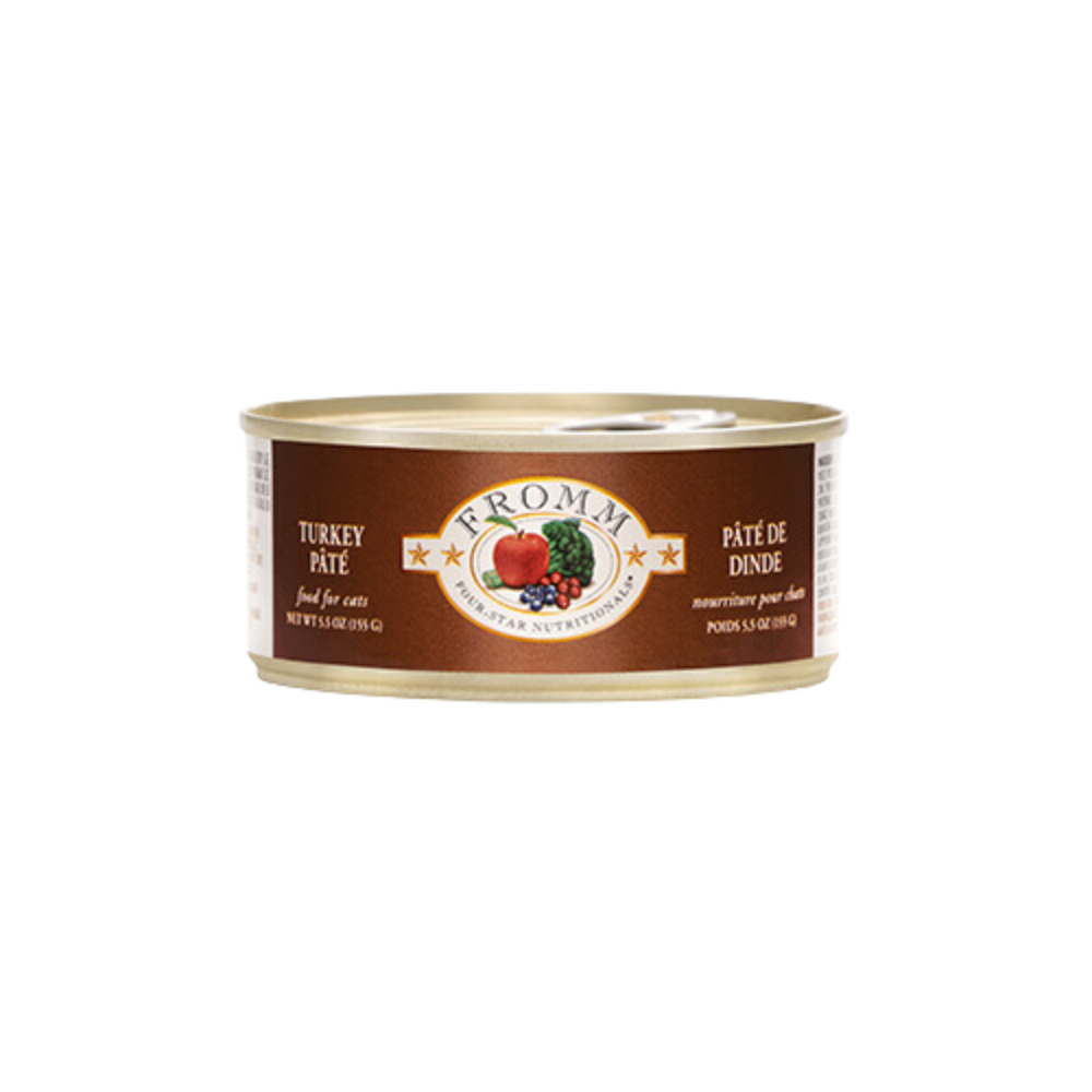 Fromm Cat Can, Four-Star Pate, Turkey, 155g