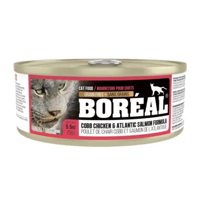 Boreal Cat Can, Cobb Chicken &amp; Salmon, 156g
