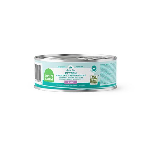 Open Farm Cat Can Kitten Chicken &amp; Salmon 79g