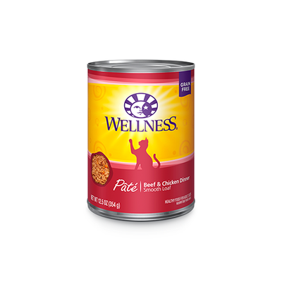 Wellness Cat, Complete Health Pate, Beef &amp; Chicken, 354g