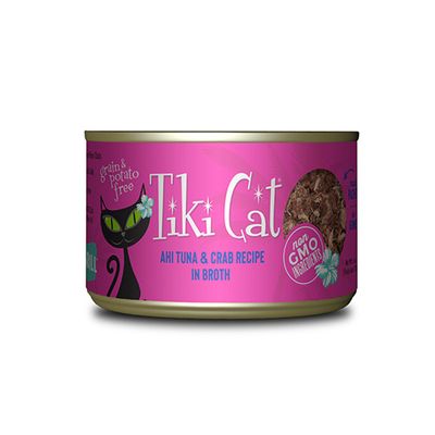 TIki Cat Can, Grill Hana Ahi Tuna with Crab, 170g