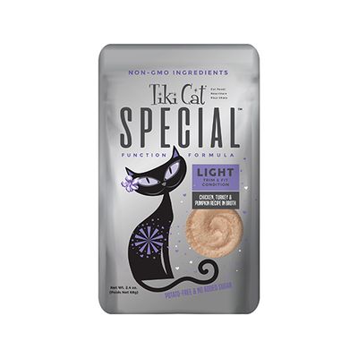 Tiki Cat Special Light, Chicken, Turkey &amp; Pumpkin with No Added Sugar, 68g